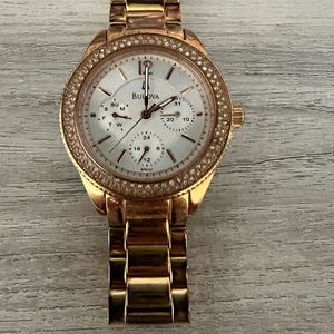 Rose Gold Bulova Watch